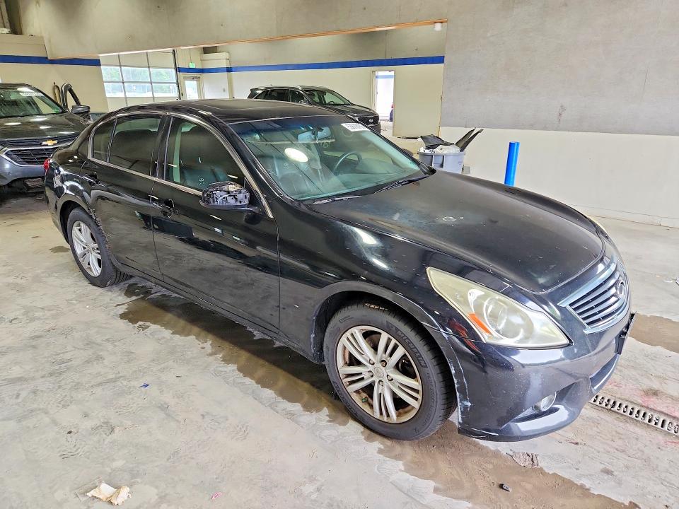 2012 Infiniti VIN JN1DV6AR2CM860291 COPART salvage auction — FRONT END, Mt - Certificate Of Title, sold $450 on 2026-07-24 (photo 4)