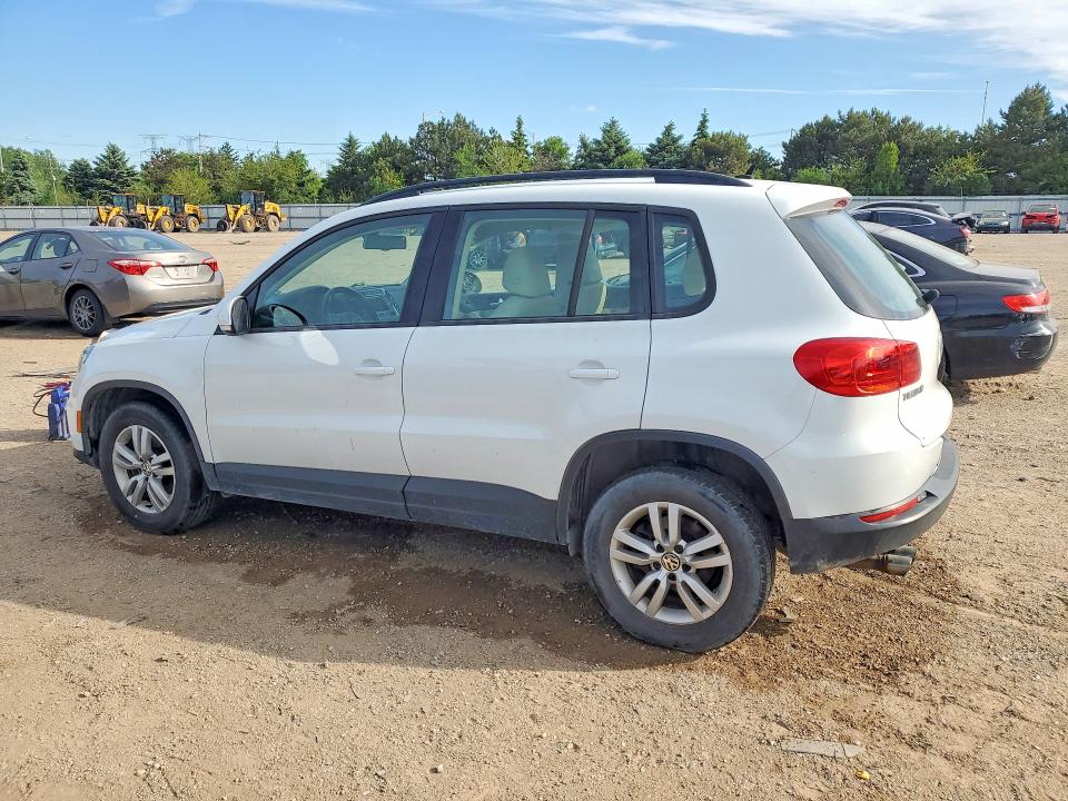 2016 Volkswagen Tiguan VIN WVGBV7AX2GW611858 COPART salvage auction — SIDE, Il - Salvage Certificate, sold $2,600 on 2026-07-07 (photo 2)