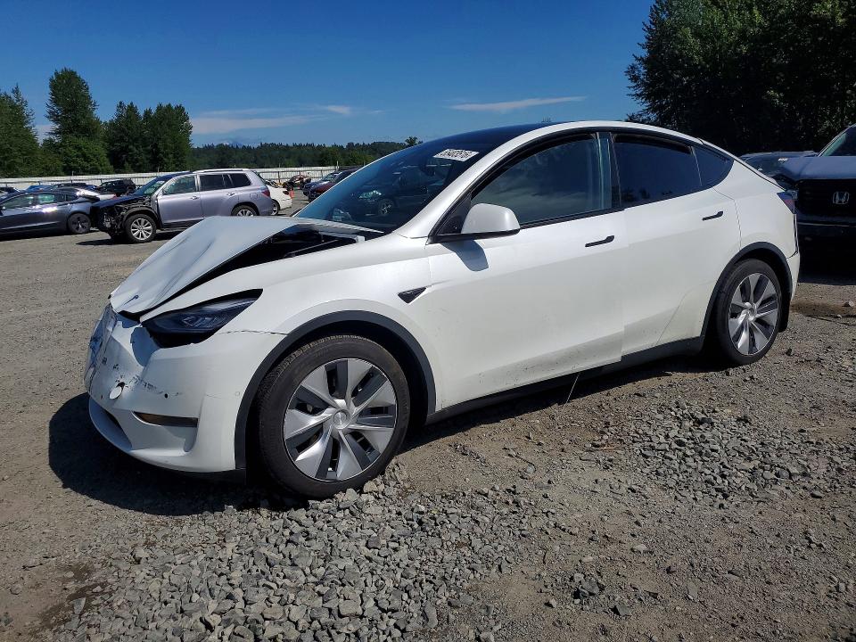 2021 Tesla VIN 5YJYGAEE9MF237781 COPART salvage auction — FRONT END, Wa - Bill Of Sale, sold $5,200 on 2026-07-06 (photo 1)