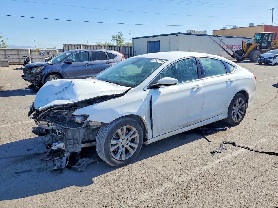 2015 Chrysler 200 VIN 1C3CCCAB4FN580150 COPART salvage auction — FRONT END, Tx - Salvage Vehicle Title, sold $375 on 2026-07-17 (photo 1)