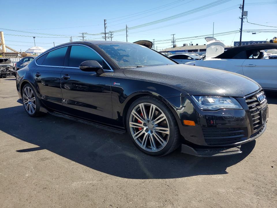 2013 Audi A7 VIN WAUYGAFC9DN053940 COPART salvage auction — REAR END, Ca - Salvage Certificate, sold $1,850 on 2026-07-16 (photo 4)