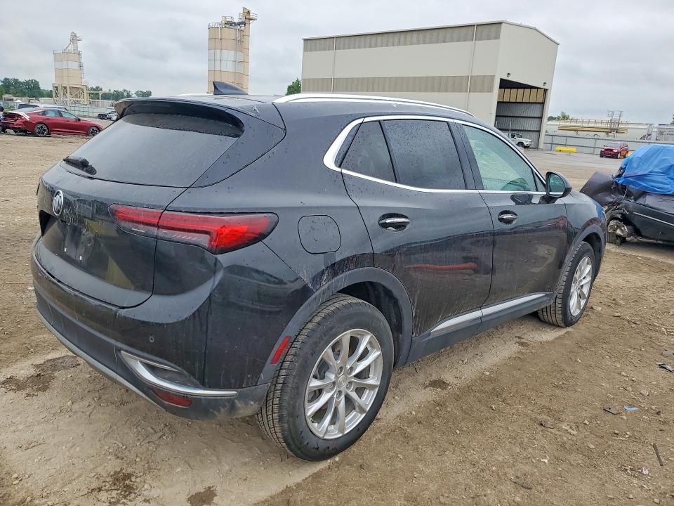 2021 Buick Envision VIN LRBFZMR4XMD086248 COPART salvage auction — HAIL, In - Cert Of Title-Salvage Title, sold $8,300 on 2026-08-20 (photo 3)