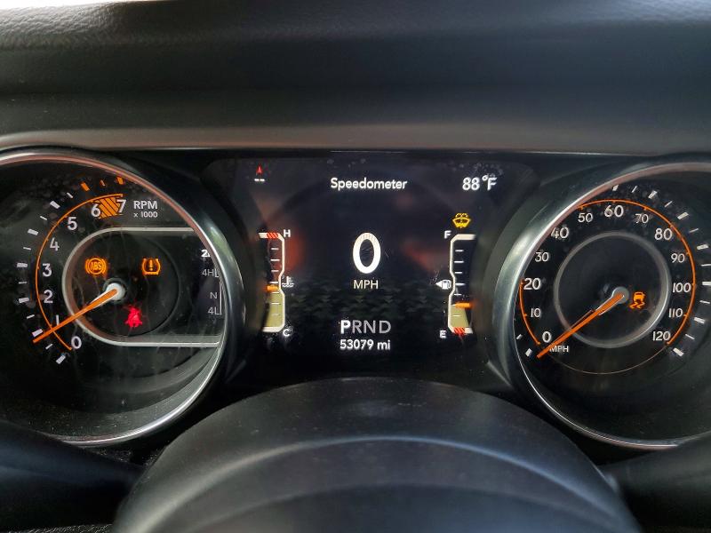 2021 Jeep Wrangler unlimited VIN 1C4HJXDN5MW817014 COPART salvage auction — MINOR DENT/SCRATCHES, MO - CERTIFICATE OF TITLE, sold $19,800 on 2026-07-16 (photo 9)