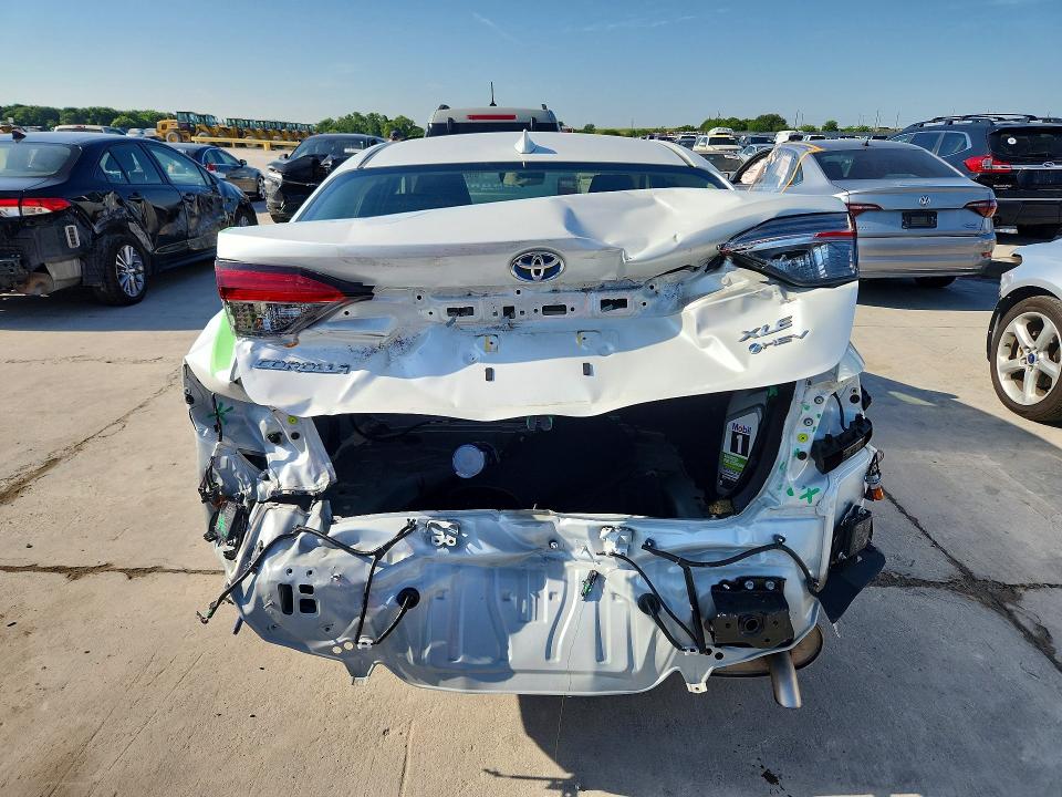 2025 Toyota VIN JTDBCMFE8SJ037594 COPART salvage auction — REAR END, Tx - Salvage Vehicle Title, sold $9,600 on 2026-07-09 (photo 6)