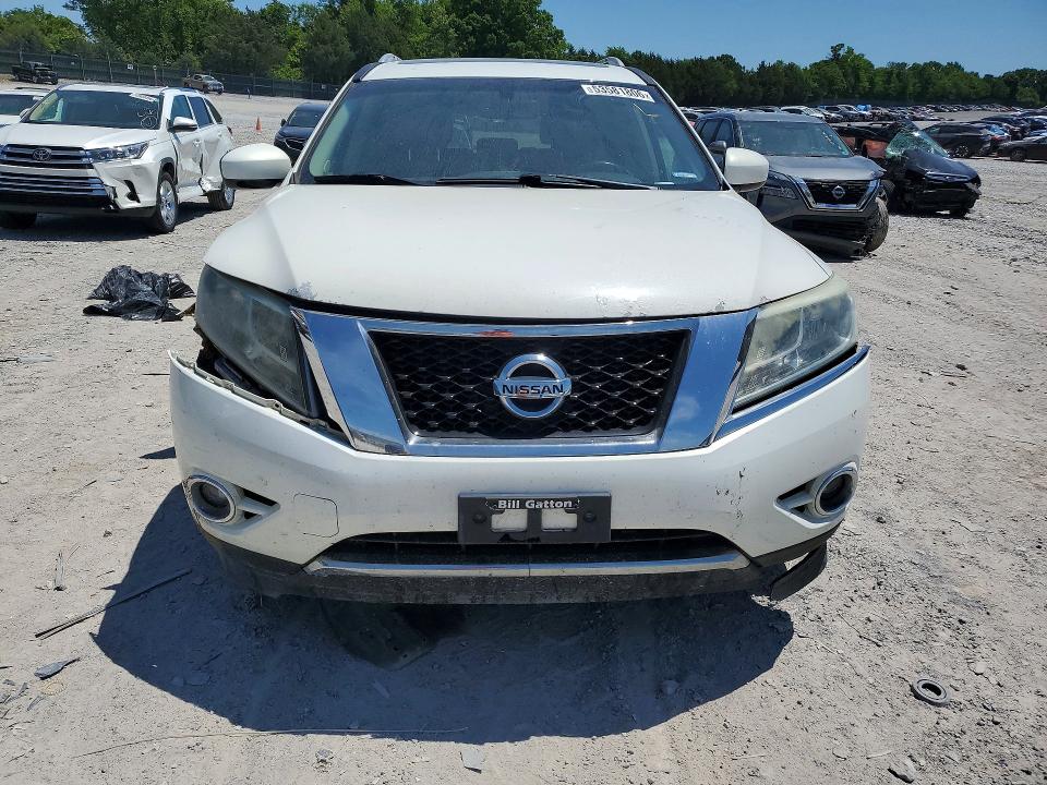 2013 Nissan Pathfinder VIN 5N1AR2MM1DC637868 COPART salvage auction — FRONT END, Tn - Salvage Certificate, sold $650 on 2026-07-09 (photo 5)