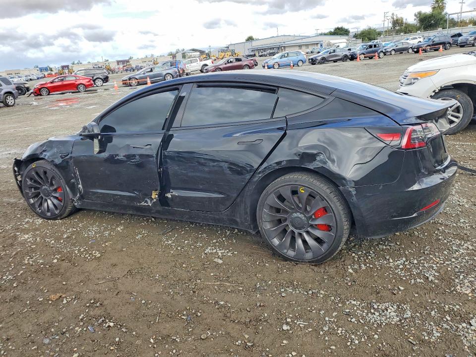2021 Tesla VIN 5YJ3E1EC6MF936221 COPART salvage auction — FRONT END, Ca - Salvage Certificate, sold $3,250 on 2026-07-24 (photo 2)