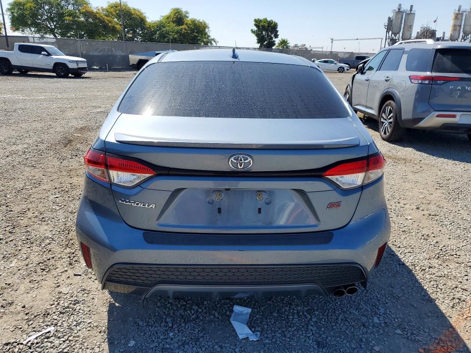 2021 Toyota Corolla VIN JTDS4MCE9MJ074724 COPART salvage auction — FRONT END, Ca - Salvage Certificate, sold $6,400 on 2026-07-24 (photo 6)