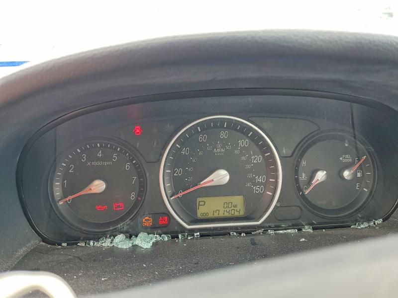 2007 Hyundai Sonata VIN 5NPET46CX7H238828 COPART salvage auction — ROLLOVER, Tx - Salvage Vehicle Title, sold $150 on 2026-07-10 (photo 9)
