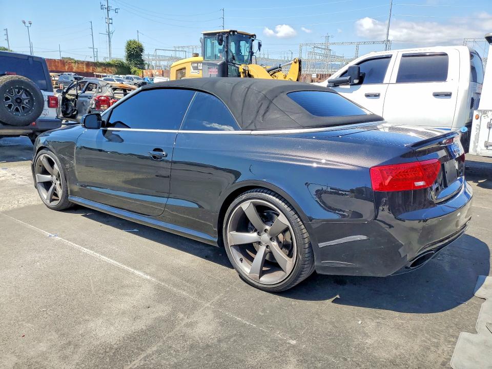 2014 Audi Rs5 VIN WUAC6AFH2EN901026 COPART salvage auction — FRONT END, Ca - Salvage Certificate, sold $11,100 on 2026-08-05 (photo 2)