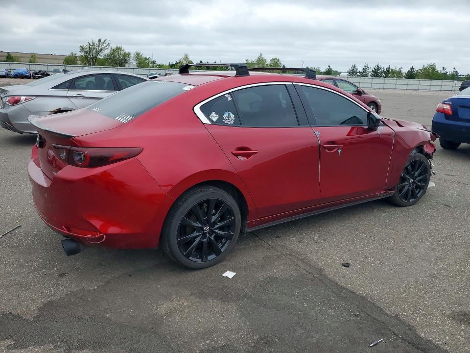 2025 Mazda 3 VIN JM1BPABM2S1760776 COPART salvage auction — FRONT END, Mn - Cert Of Title-Salvage, sold $6,700 on 2026-07-02 (photo 3)