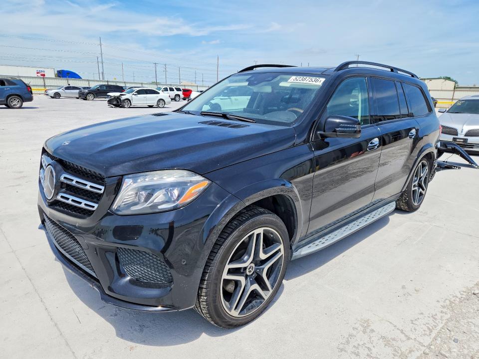 2019 Mercedes-benz Gls-klasse VIN 4JGDF7DE1KB203240 COPART salvage auction — REAR END, Tx - Certificate Of Title, sold $4,250 on 2026-08-11 (photo 1)