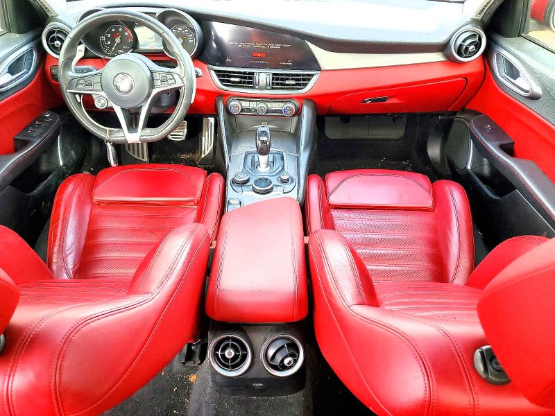 2018 Alfa romeo Giulia VIN ZARFAECN6J7577478 COPART salvage auction — FRONT END, Tx - Salvage Vehicle Title, sold $6,500 on 2026-08-28 (photo 8)