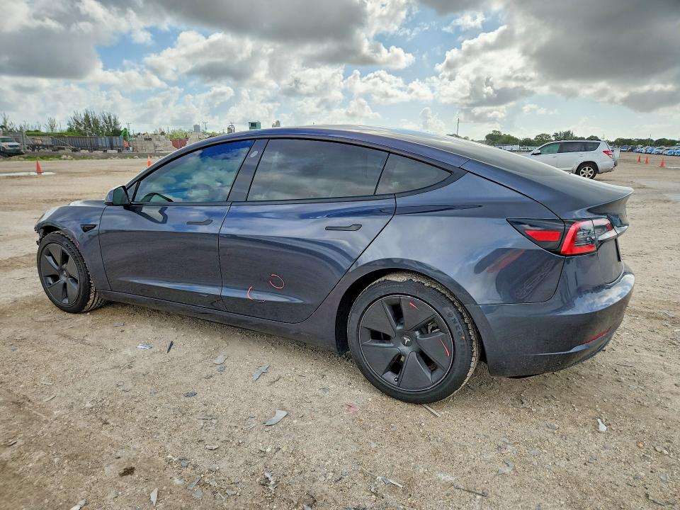 2021 Tesla Model 3 VIN 5YJ3E1EA1MF087839 COPART salvage auction — FRONT END, Fl - Cert Of Title Slvg Rebuildable, sold $8,700 on 2026-07-09 (photo 2)