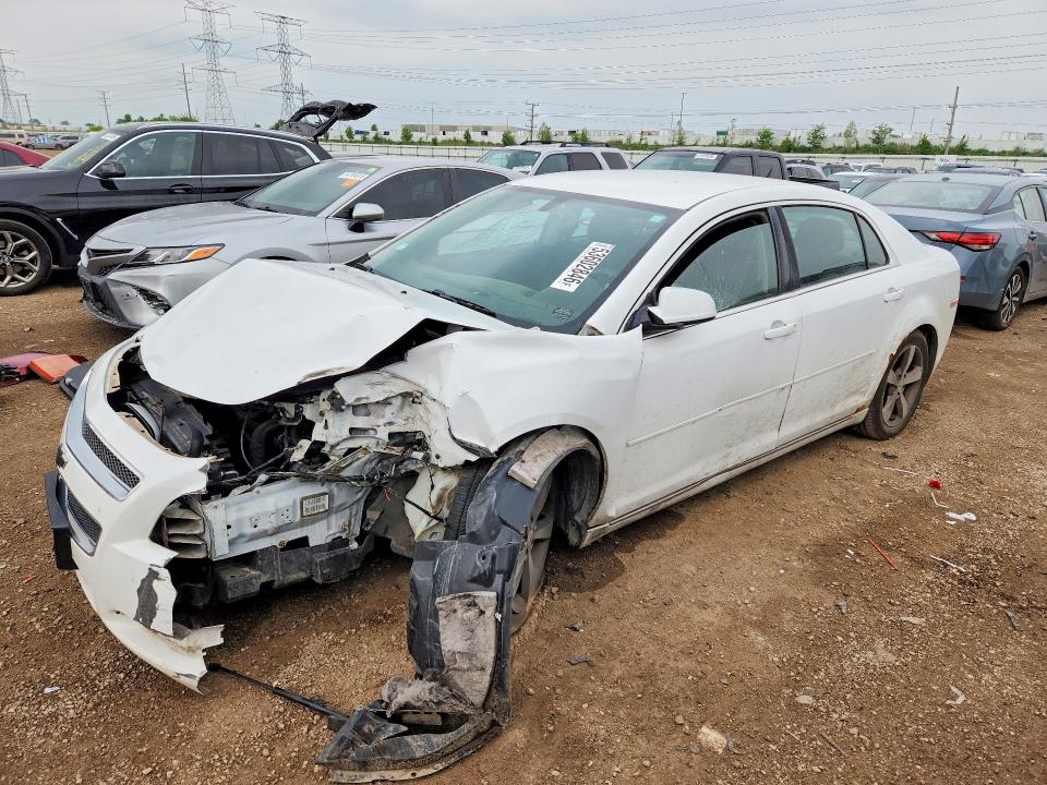 2011 Chevrolet Malibu VIN 1G1ZC5EU7BF360219 COPART salvage auction — FRONT END, Il - Salvage Certificate, sold $275 on 2026-07-09 (photo 1)