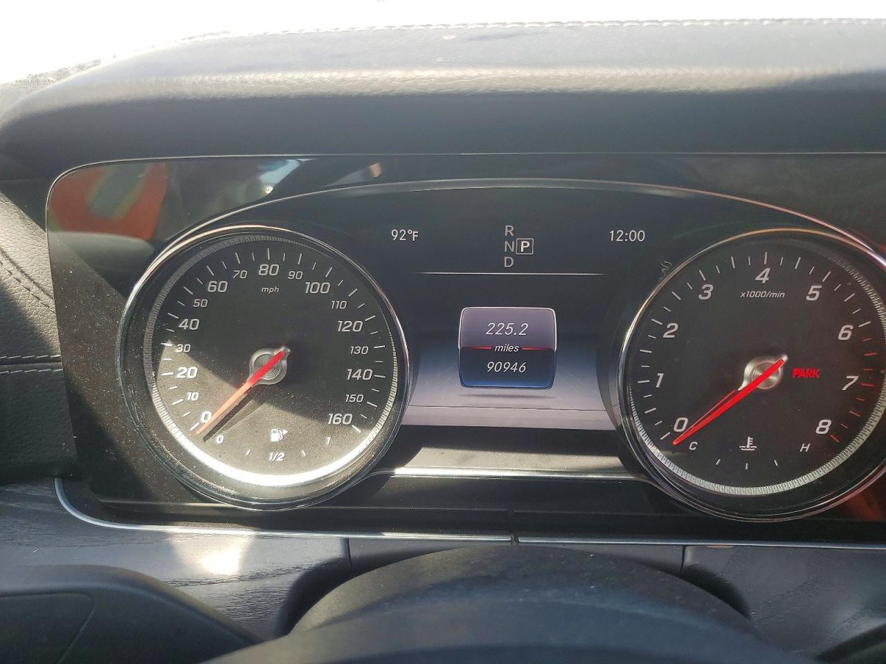 2018 Mercedes-Benz E-Class VIN WDD1J6FB1JF020002 COPART salvage auction — Front End, TX - CERTIFICATE OF TITLE, sold $10,100 on 2026-07-08 (photo 9)