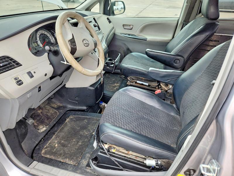 2012 Toyota Sienna VIN 5TDXK3DC8CS246889 COPART salvage auction — SIDE, Tx - Salvage Vehicle Title, sold $2,000 on 2026-07-02 (photo 7)