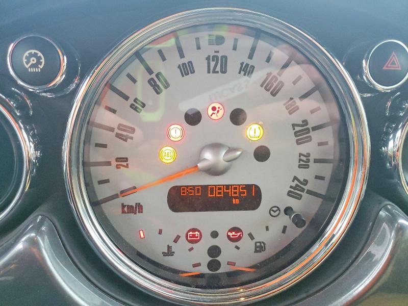 2008 Mini Cooper VIN WMWRH33528TL97582 COPART salvage auction — FRONT END, On - Permit No Brand - Unfit, sold $2,600 on 2026-07-02 (photo 9)