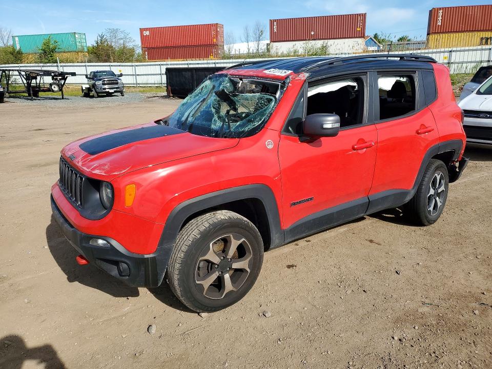 2019 Jeep Renegade VIN ZACNJBC10KPK08750 COPART salvage auction — ROLLOVER, Oh - Cert Of Title-Salvage, sold $125 on 2026-08-20 (photo 1)