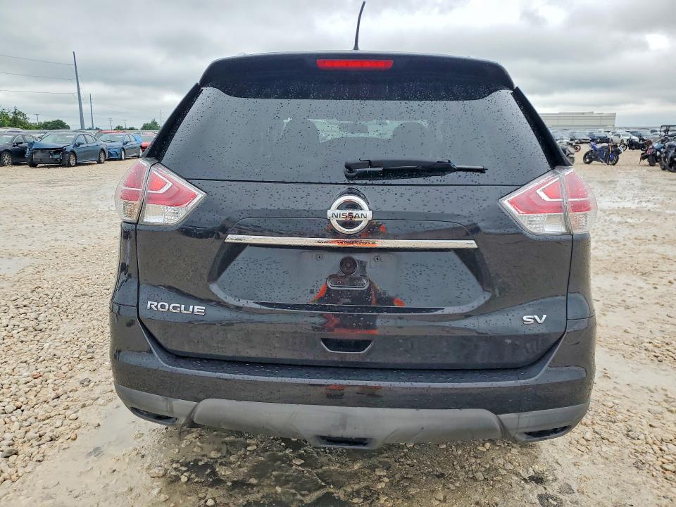 2016 Nissan Rogue VIN KNMAT2MT8GP647100 COPART salvage auction — FRONT END, Tx - Salvage Vehicle Title, sold $700 on 2026-07-02 (photo 6)
