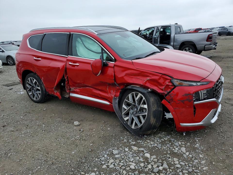 2022 Hyundai Santa fe VIN 5NMS54AL8NH440193 COPART salvage auction — SIDE, Tn - Salvage Certificate, sold $9,000 on 2026-07-09 (photo 4)
