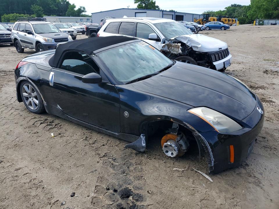2004 Nissan 350z VIN JN1AZ36A04T013589 COPART salvage auction — SIDE, Va - Cert Of Title - Salvage, sold $450 on 2026-07-28 (photo 4)