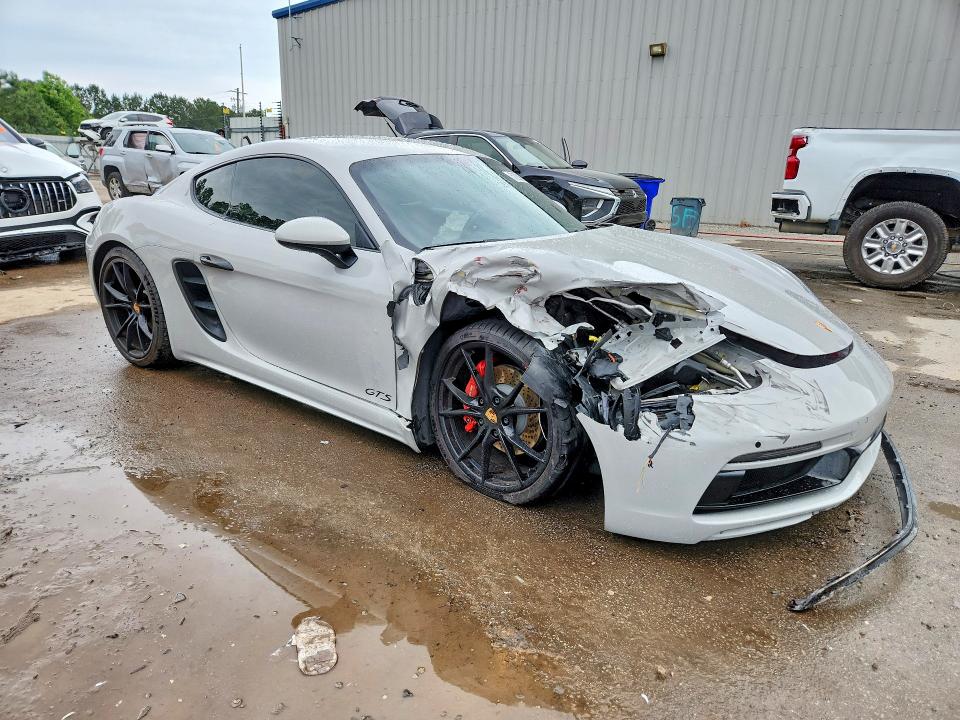 2018 Porsche Cayman VIN WP0AB2A8XJS278568 COPART salvage auction — FRONT END, Sc - Cert Of Title-Salvage, sold $20,100 on 2026-08-17 (photo 4)