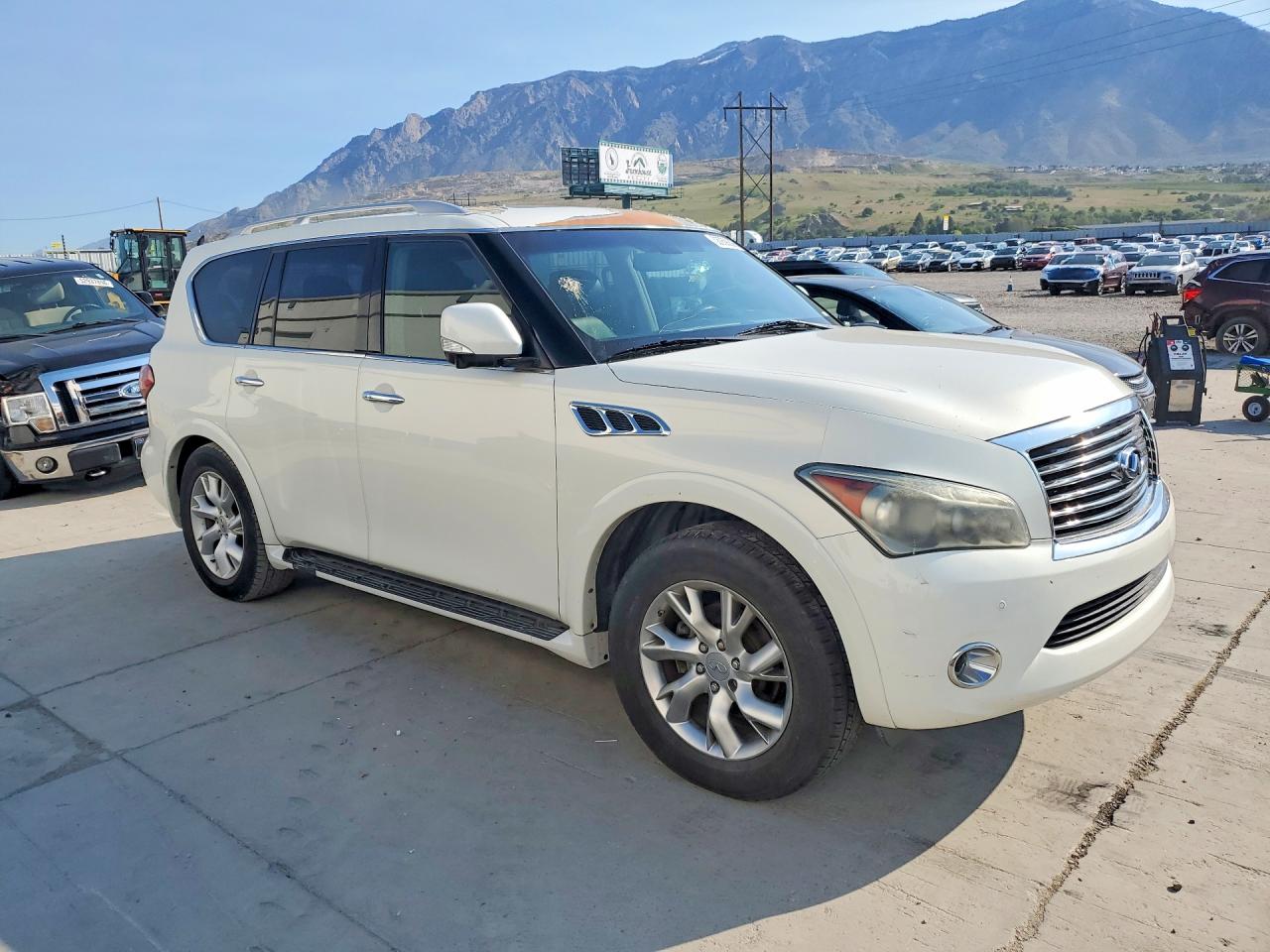 2012 Infiniti QX56 VIN JN8AZ2ND1C9716105 COPART salvage auction — Mechanical, UT - CERTIFICATE OF TITLE, sold $4,300 on 2026-07-09 (photo 4)
