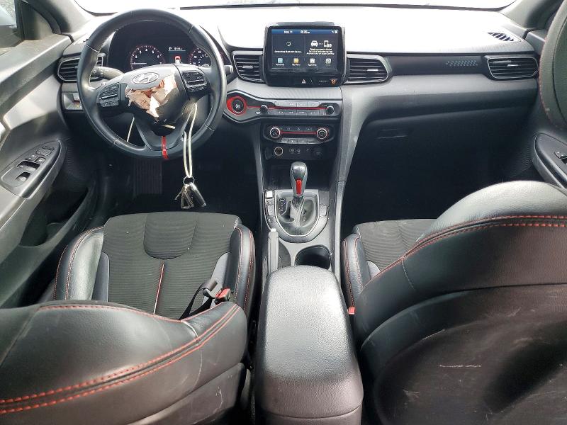 2020 Hyundai Veloster VIN KMHTG6AF4LU024843 COPART salvage auction — FRONT END, TX - SALVAGE VEHICLE TITLE, sold $3,350 on 2026-08-01 (photo 8)
