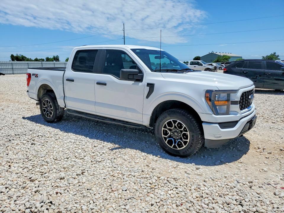 2023 Ford F-150 VIN 1FTEW1EP2PKF42912 COPART salvage auction — FRONT END, Tx - Salvage Vehicle Title, sold $7,200 on 2026-07-09 (photo 4)