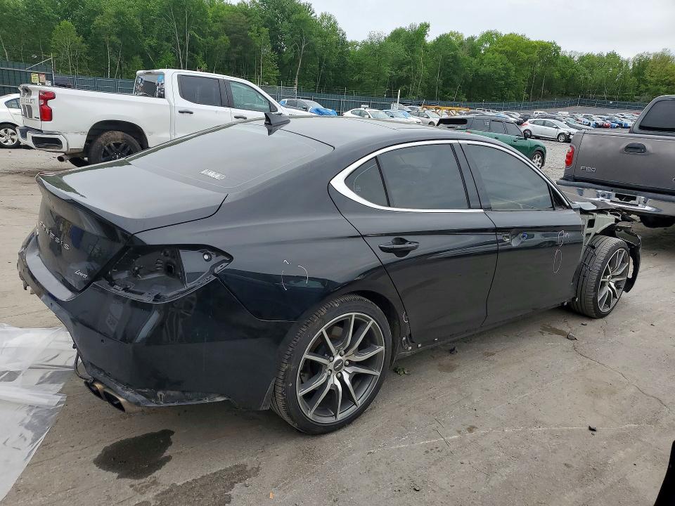2022 Genesis VIN KMTG34TA3NU091154 COPART salvage auction — FRONT END, Pa - Certificate Of Salvage, sold $5,000 on 2026-07-08 (photo 3)