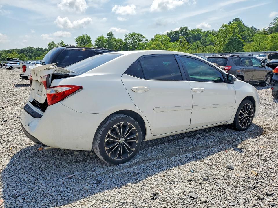 2016 Toyota Corolla VIN 5YFBURHE7GP517829 COPART salvage auction — REAR END, Ky - Cert Of Title-Salvage, sold $200 on 2026-07-31 (photo 3)
