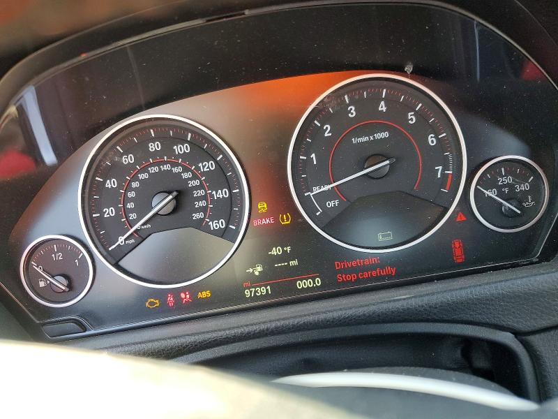 2018 BMW 3 series VIN WBA8E1C55JA756689 COPART salvage auction — FRONT END, Ca - Dis/Dlr/Exp Only Clean Title, sold $875 on 2026-07-22 (photo 9)
