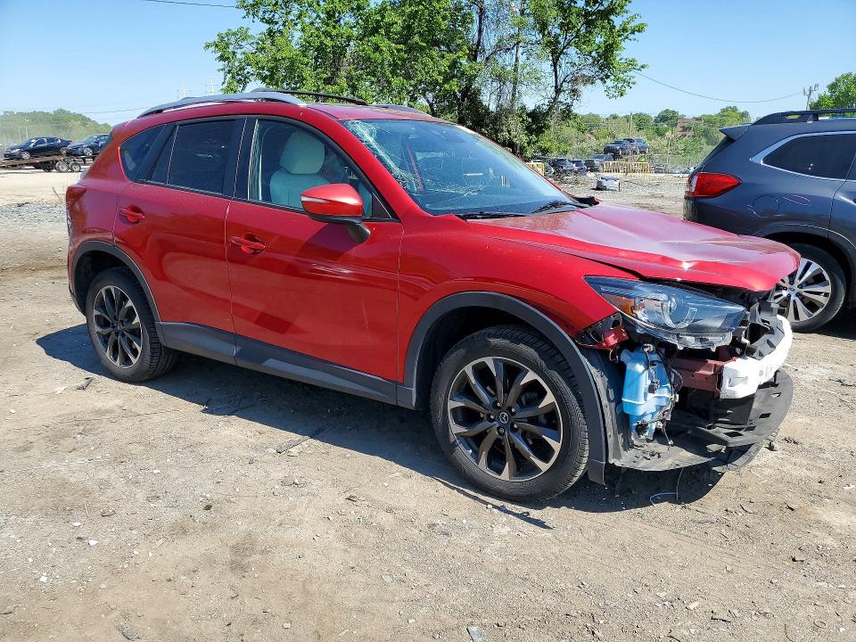 2016 Mazda Cx-5 VIN JM3KE4DY5G0604324 COPART salvage auction — FRONT END, Md - Cert Of Salvage < 75% Damage, sold $3,150 on 2026-07-28 (photo 4)