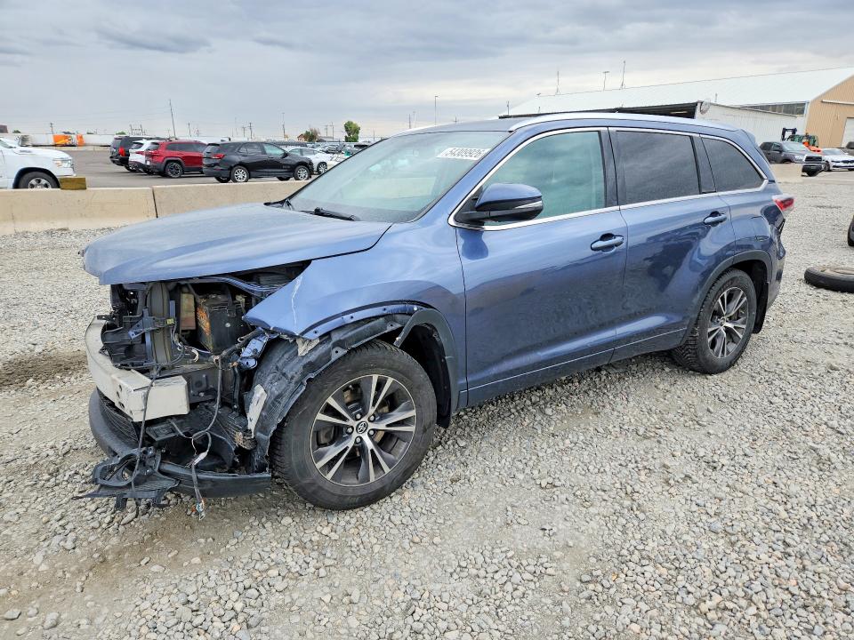 2016 Toyota VIN 5TDJKRFH4GS502940 COPART salvage auction — FRONT END, CO - PUBLIC - SALVAGE TITLE, sold $6,200 on 2026-07-09 (photo 1)