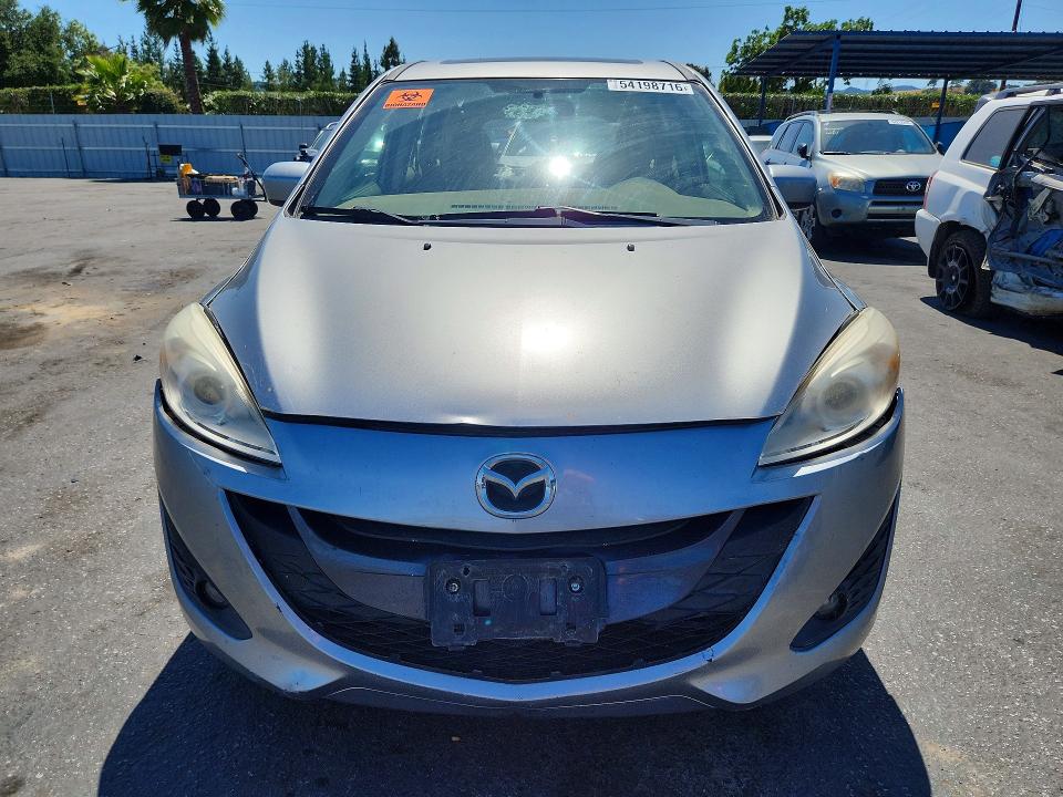 2012 Mazda 5 VIN JM1CW2CL9C0143000 COPART salvage auction — REAR END, Ca - Salvage Certificate, sold $525 on 2026-07-07 (photo 5)