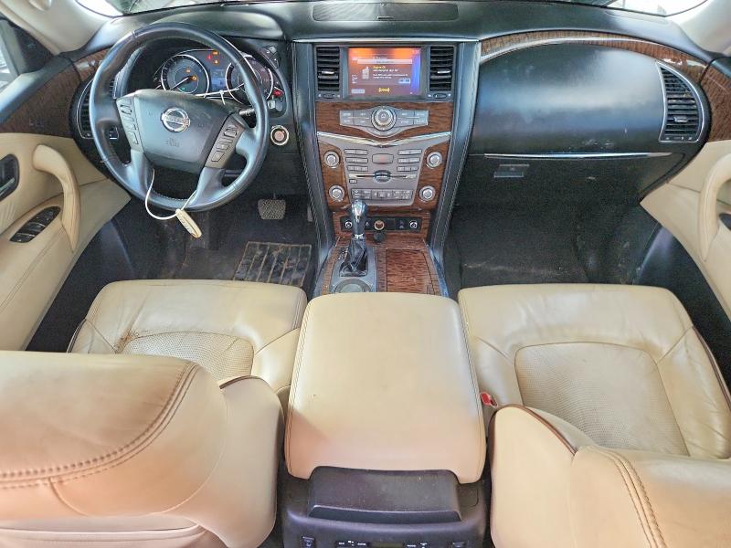 2017 Nissan Armada VIN JN8AY2NF2H9301080 COPART salvage auction — FRONT END, Ms - Cert Of Title-Salvaged, sold $2,400 on 2026-07-31 (photo 8)