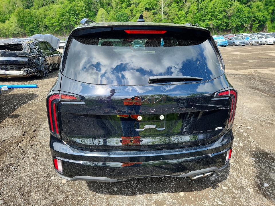 2025 Kia Telluride VIN 5XYP3DGC2SG570236 COPART salvage auction — ROLLOVER, Nj - Cert Of Title-Salvage, sold $11,700 on 2026-07-23 (photo 6)