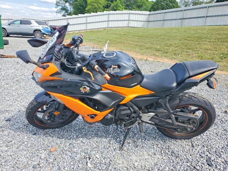 2019 Kawasaki VIN JKAEXEK13KDA30624 COPART salvage auction — REAR END, Nc - Salvage Certificate Of Title, sold $1,150 on 2026-07-02 (photo 3)
