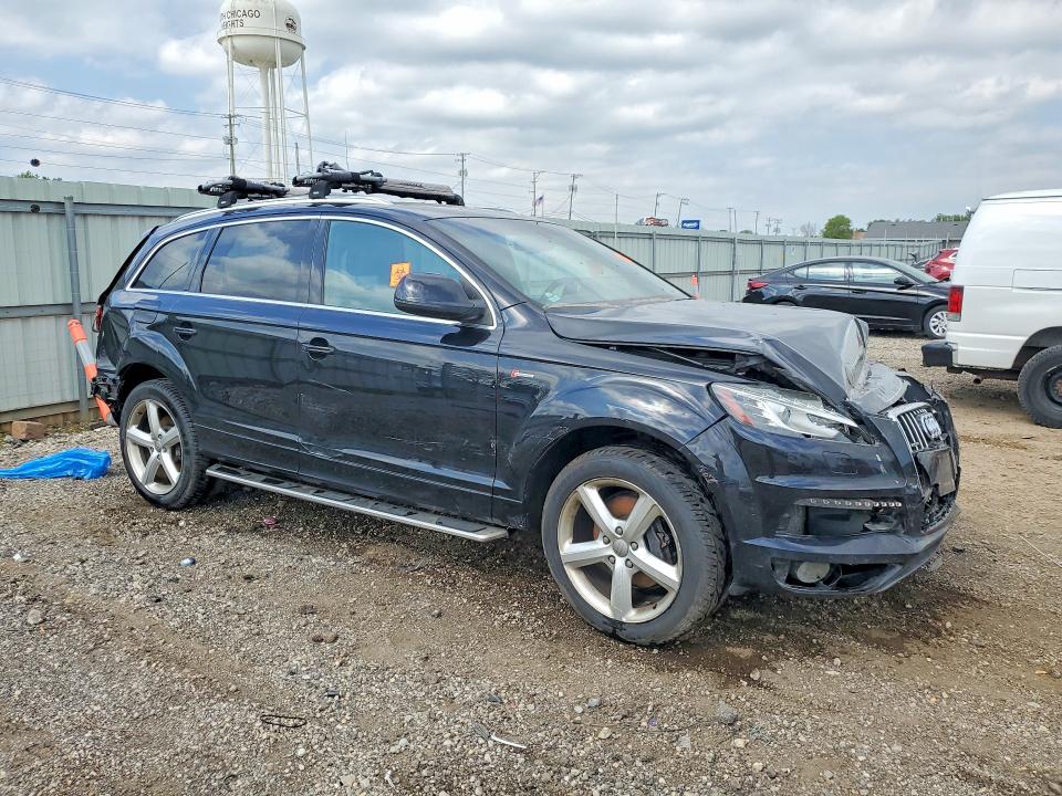 2013 Audi Q7 VIN WA1DGAFE6DD013642 COPART salvage auction — REAR END, Il - Salvage Certificate, sold $750 on 2026-07-03 (photo 4)