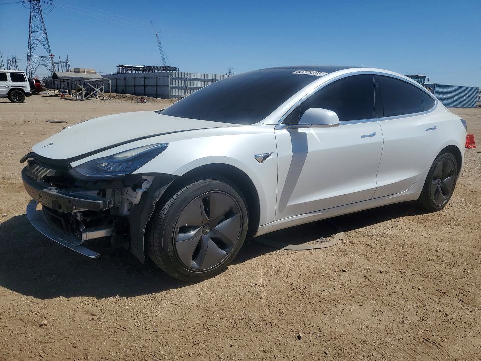 2020 Tesla Model 3 VIN 5YJ3E1EA3LF644720 COPART salvage auction — FRONT END, Ca - Salvage Certificate, sold $5,500 on 2026-07-20 (photo 1)