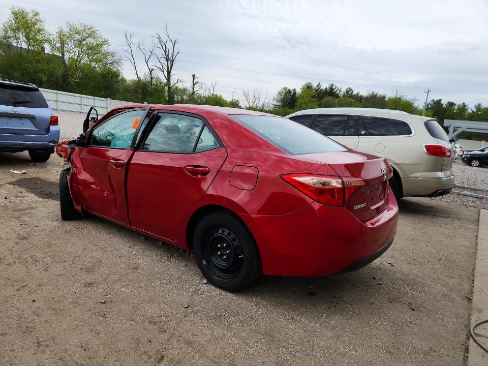 2017 Toyota Corolla VIN 5YFBURHE7HP637406 COPART salvage auction — ROLLOVER, Wi - Junked Vehicle Bill Of Sale, sold $975 on 2026-07-13 (photo 2)