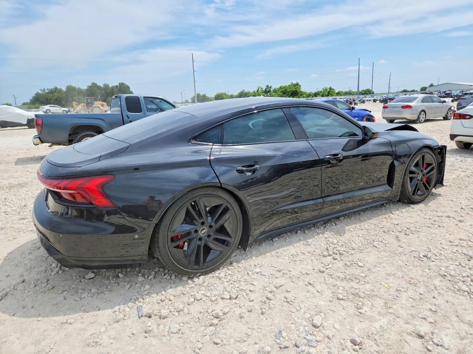 2023 Audi Rs e-tron gt VIN WAUAHBFW6P7901697 COPART salvage auction — FRONT END, Tx - Salvage Vehicle Title, sold $20,300 on 2026-07-23 (photo 3)