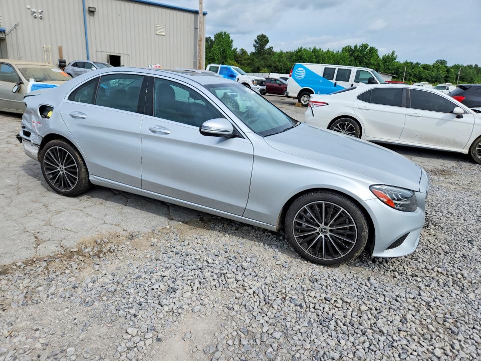2021 Mercedes-benz C class VIN W1KWF8DBXMR621627 COPART salvage auction — REAR END, Tn - Salvage Certificate, sold $9,900 on 2026-07-07 (photo 4)