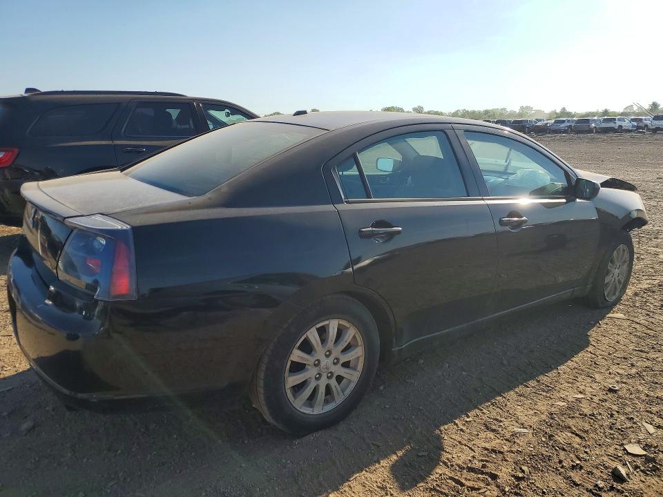2007 Mitsubishi Galant VIN 4A3AB56F27E020686 COPART salvage auction — FRONT END, Il - Salvage Certificate, sold $250 on 2026-07-07 (photo 3)