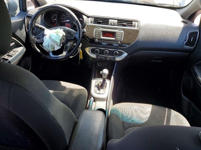 2016 Kia Rio VIN KNADN4A34G6680590 COPART salvage auction — FRONT END, Ca - Salvage Certificate, sold $900 on 2026-07-06 (photo 8)