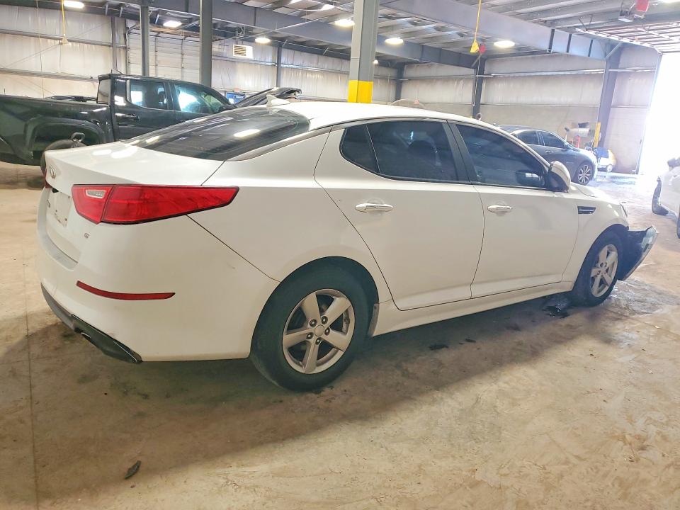 2015 Kia Optima VIN 5XXGM4A70FG507008 COPART salvage auction — FRONT END, De - Salvage Certificate, sold $15 on 2026-07-29 (photo 3)