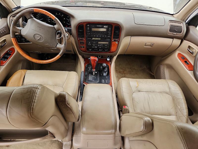 2000 Lexus Lx VIN JT6HT00W4Y0120384 COPART salvage auction — ALL OVER, Ca - Salvage Certificate, sold $925 on 2026-07-13 (photo 8)