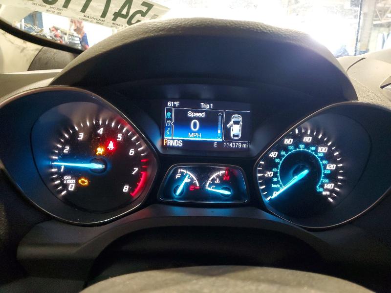 2014 Ford Escape VIN 1FMCU9J96EUB91356 COPART salvage auction — FRONT END, MI - CERTIFICATE OF TITLE, sold $975 on 2026-07-03 (photo 9)