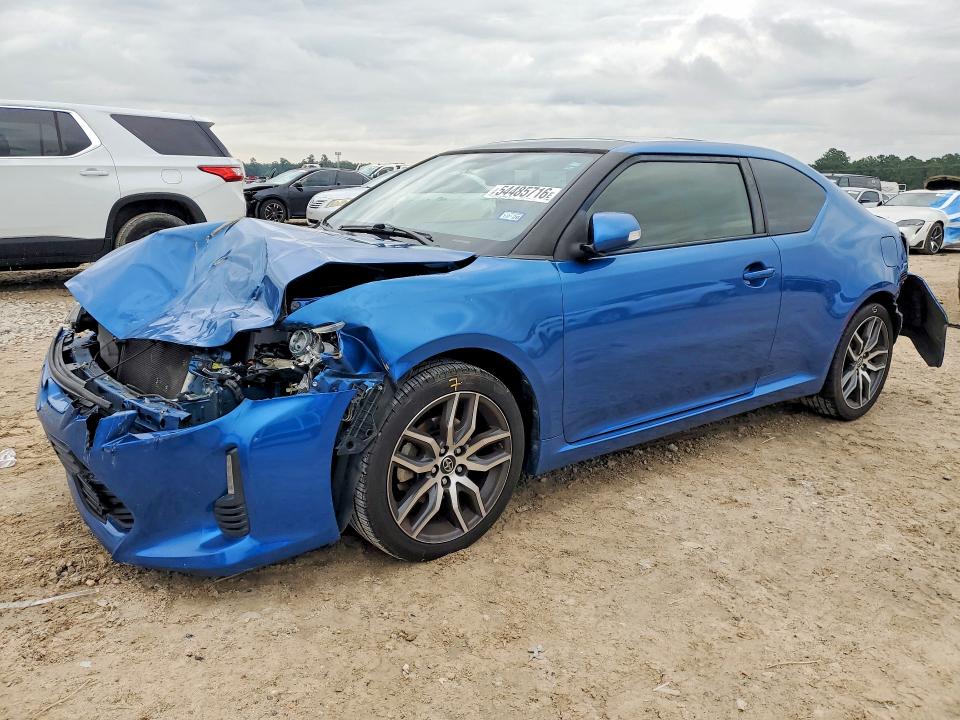 2015 Scion Tc VIN JTKJF5C79FJ002267 COPART salvage auction — REAR END, Tx - Salvage Vehicle Title, sold $1,100 on 2026-07-28 (photo 1)