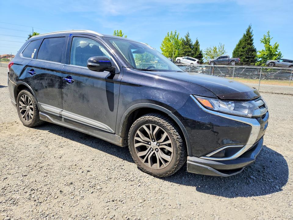 2018 Mitsubishi Outlander VIN JA4AZ3A38JZ015311 COPART salvage auction — REAR END, Or - Salvage Title Certificate, sold $3,550 on 2026-07-07 (photo 4)